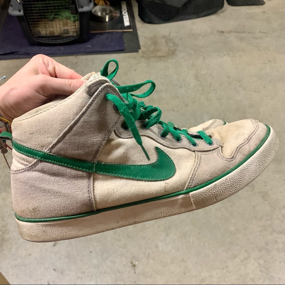 Nike Dunk High AC Canvas QS Grey Green Men’s Size 14